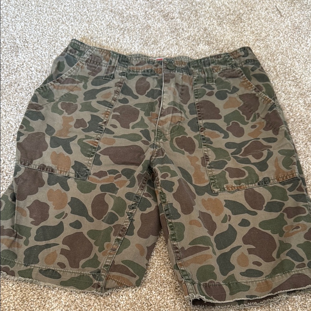 All Son Men's Camouflage Cargo Shorts